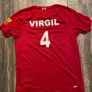 Youth XL Virgil van Dijk Liverpool FC soccer jersey - New Balance